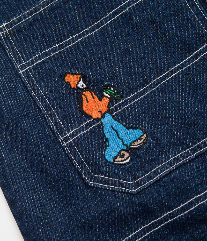 Cash Only Aleka Cargo Jeans in Dark Indigo