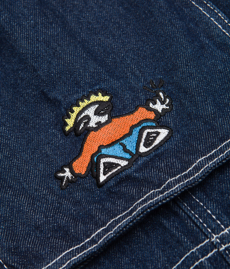 Cash Only Aleka Cargo Jeans in Dark Indigo