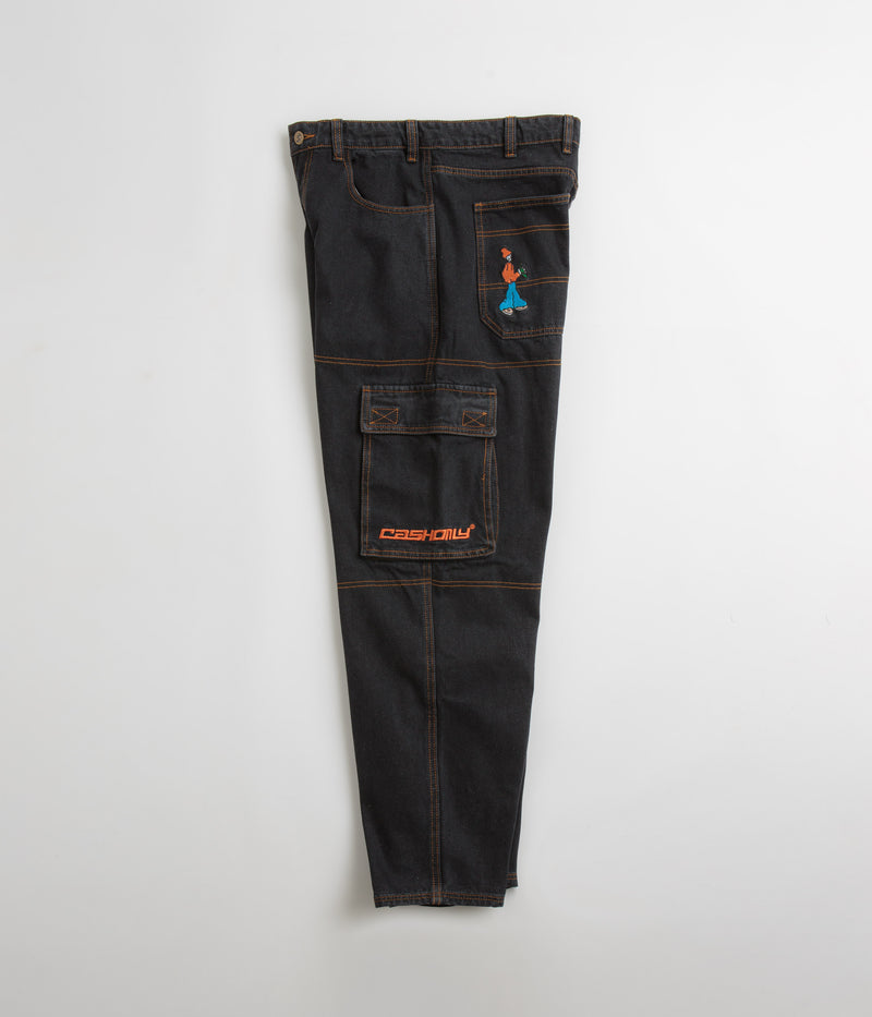 Cash Only Aleka Cargo Jeans in Faded Black