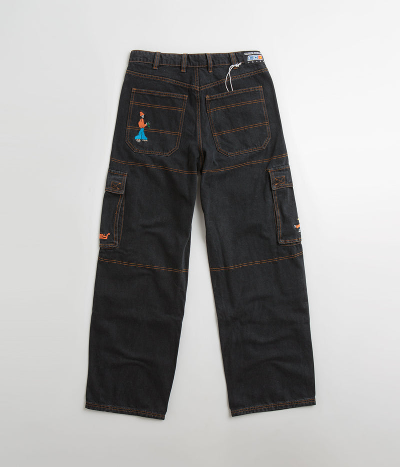 Cash Only Aleka Cargo Jeans in Faded Black