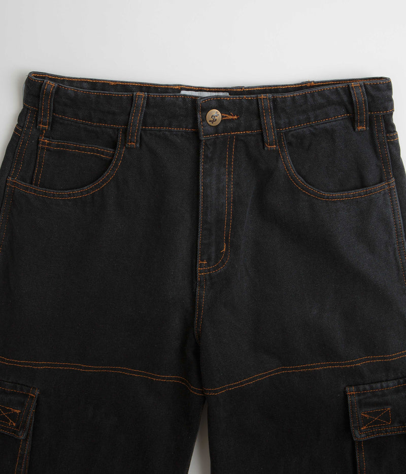Cash Only Aleka Cargo Jeans in Faded Black