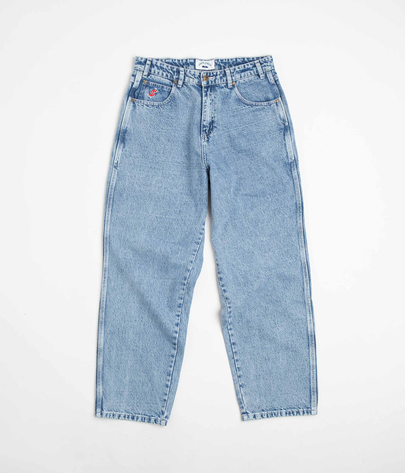 Cash Only All Star Baggy Jeans in Faded Indigo