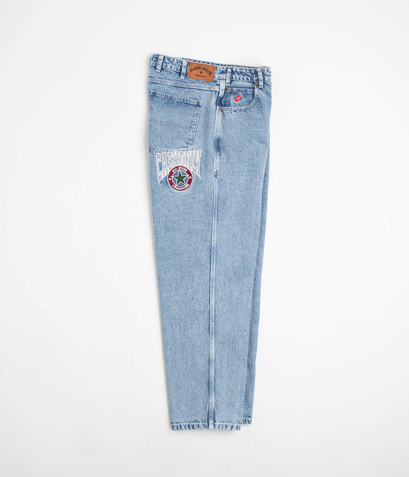 Cash Only All Star Baggy Jeans in Faded Indigo