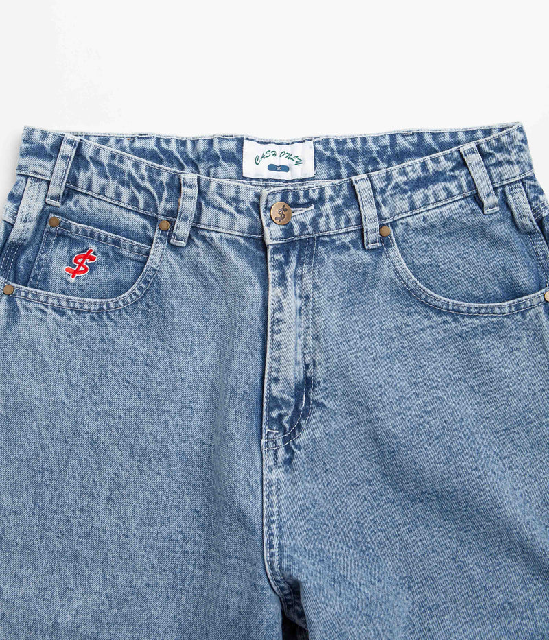 Cash Only All Star Baggy Jeans in Faded Indigo