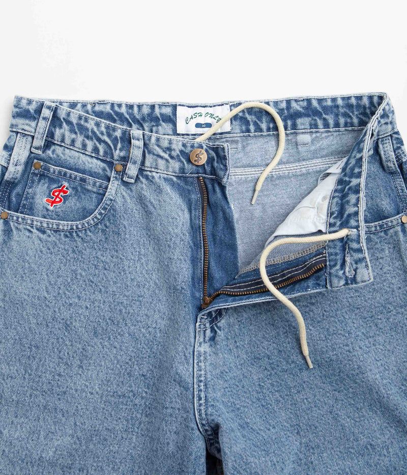 Cash Only All Star Baggy Jeans in Faded Indigo