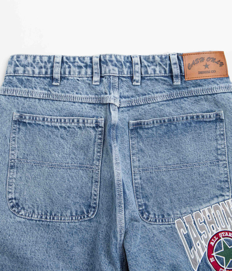 Cash Only All Star Baggy Jeans in Faded Indigo