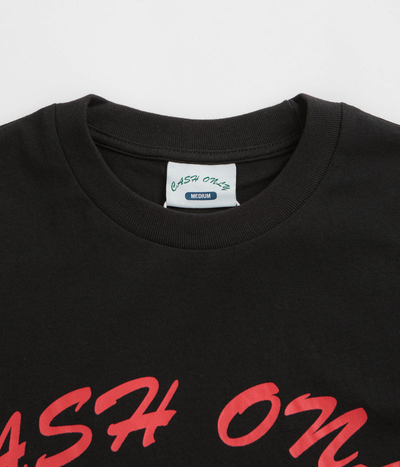 Cash Only Boombox T-Shirt in Black