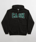 Cash Only Campus Zip-Thru Hoodie in Black