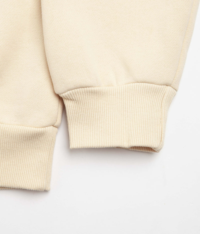 Cash Only Car Embroidered Crewneck Sweatshirt in Cream