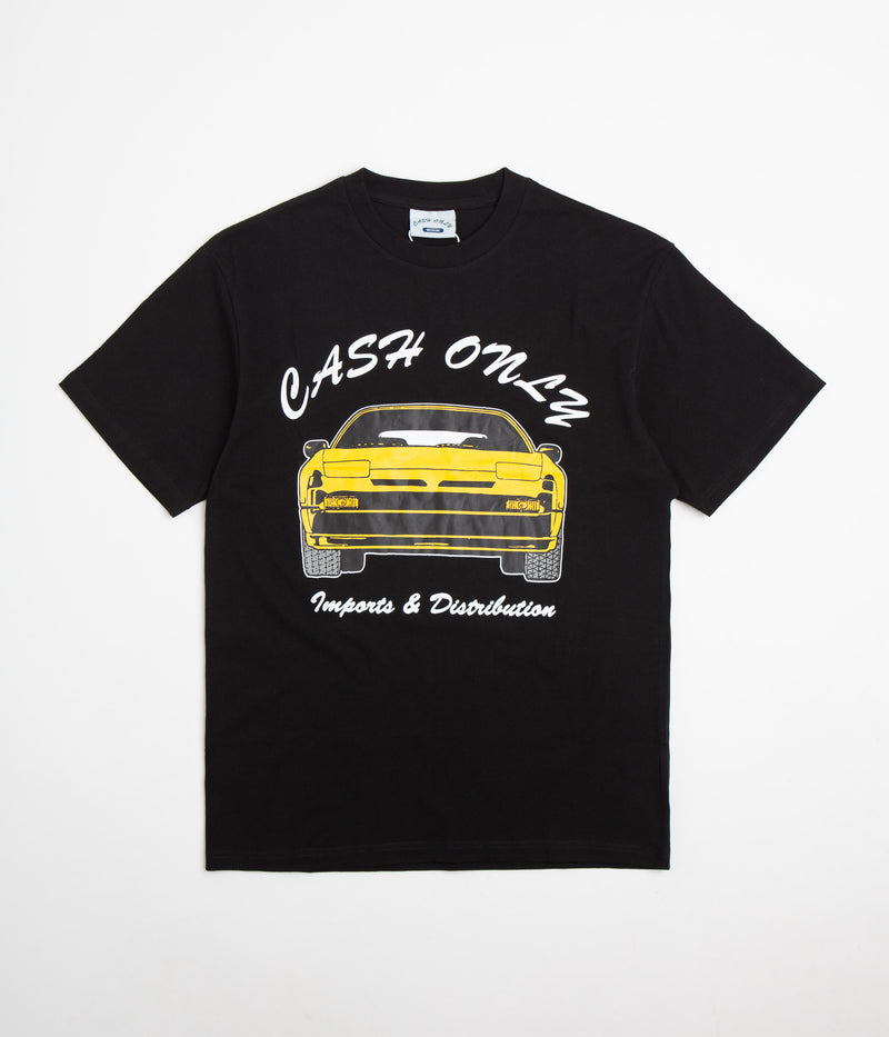 Cash Only Car T-Shirt in Black