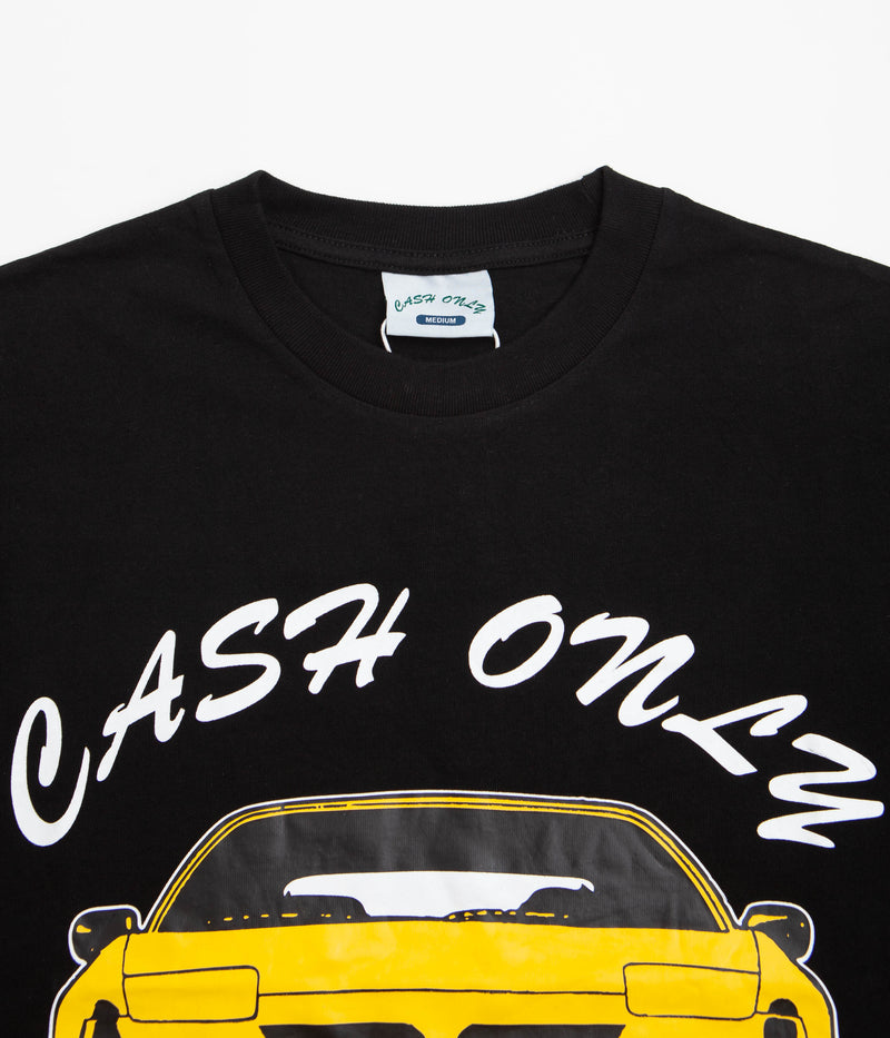 Cash Only Car T-Shirt in Black