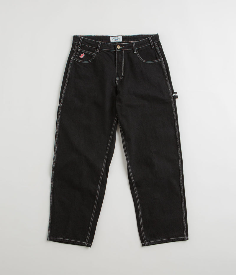 Cash Only Carpenter Baggy Jeans in Flat Black