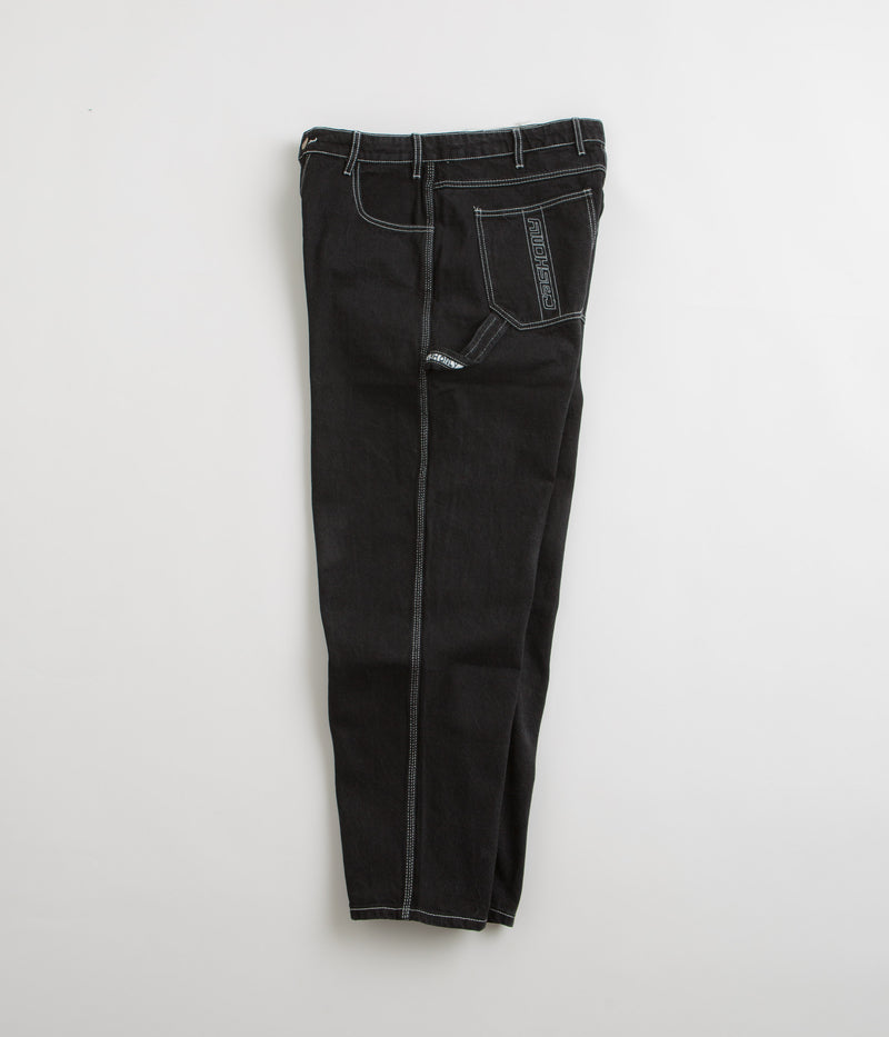Cash Only Carpenter Baggy Jeans in Flat Black