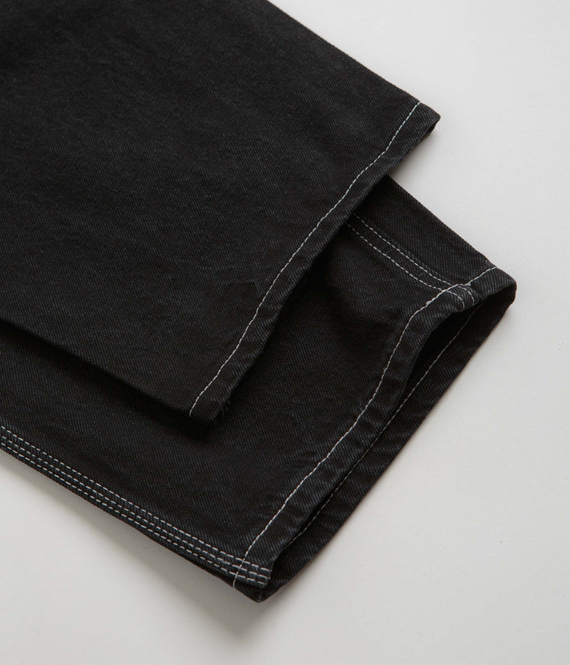 Cash Only Carpenter Baggy Jeans in Flat Black