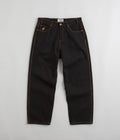 Cash Only Logo Baggy Jeans in Washed Black and Red
