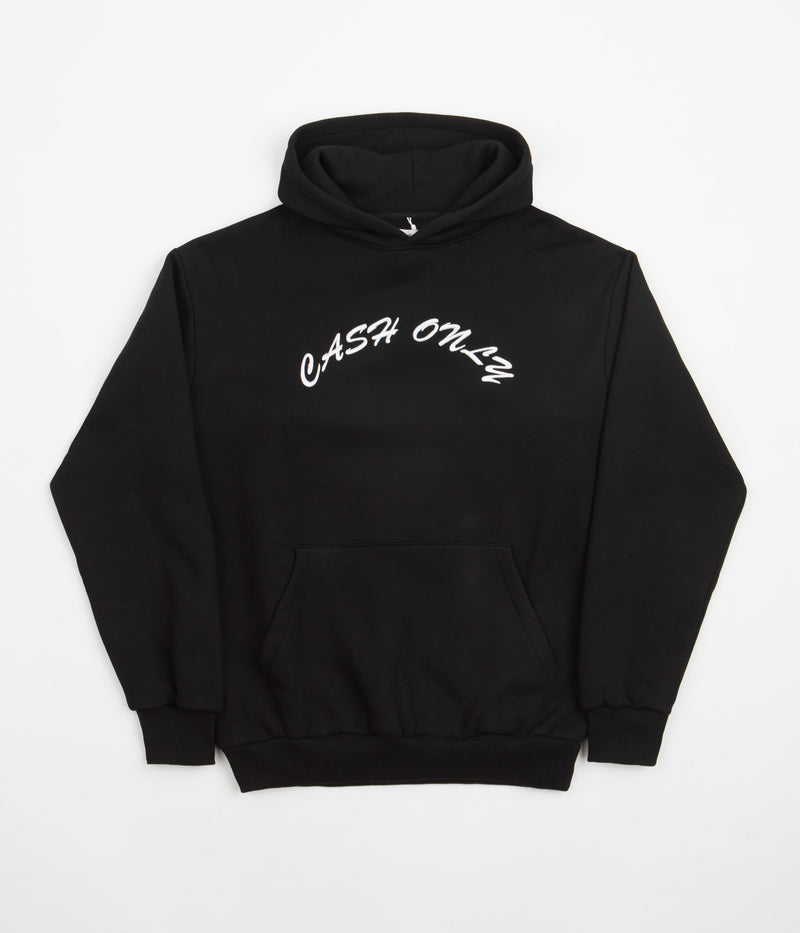 Cash Only Logo Hoodie in Black