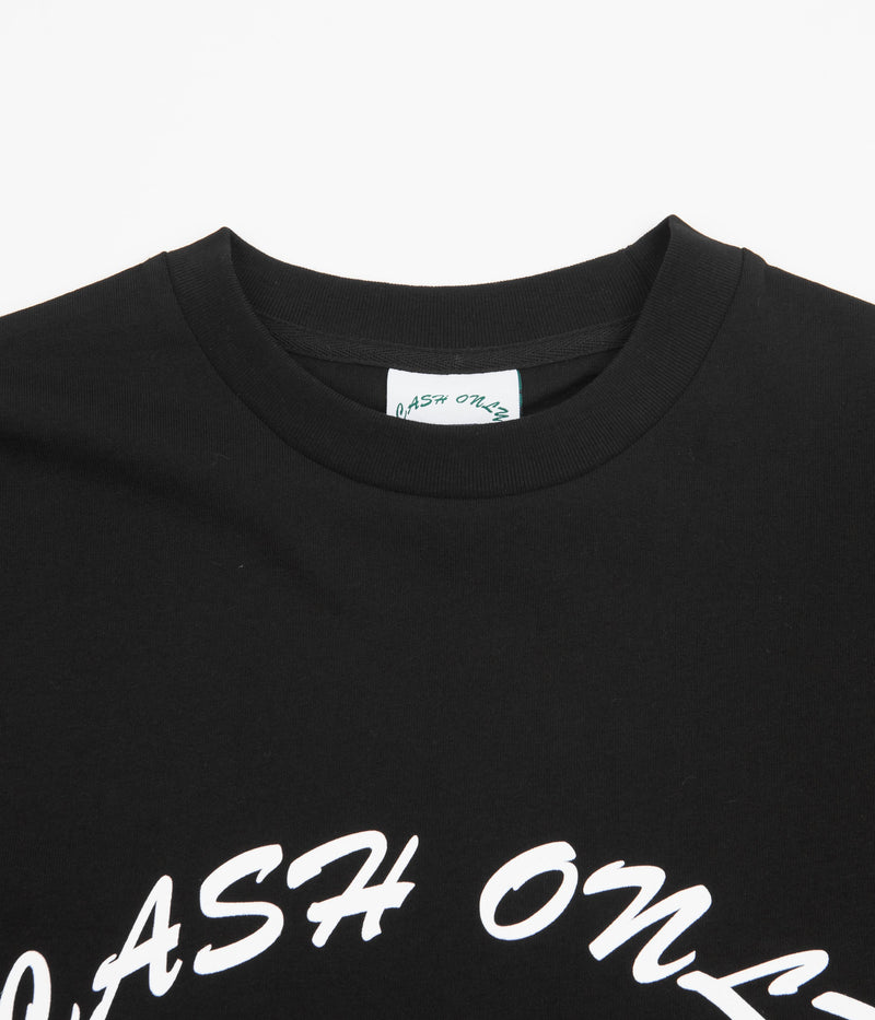 Cash Only Logo T-Shirt in Black and White