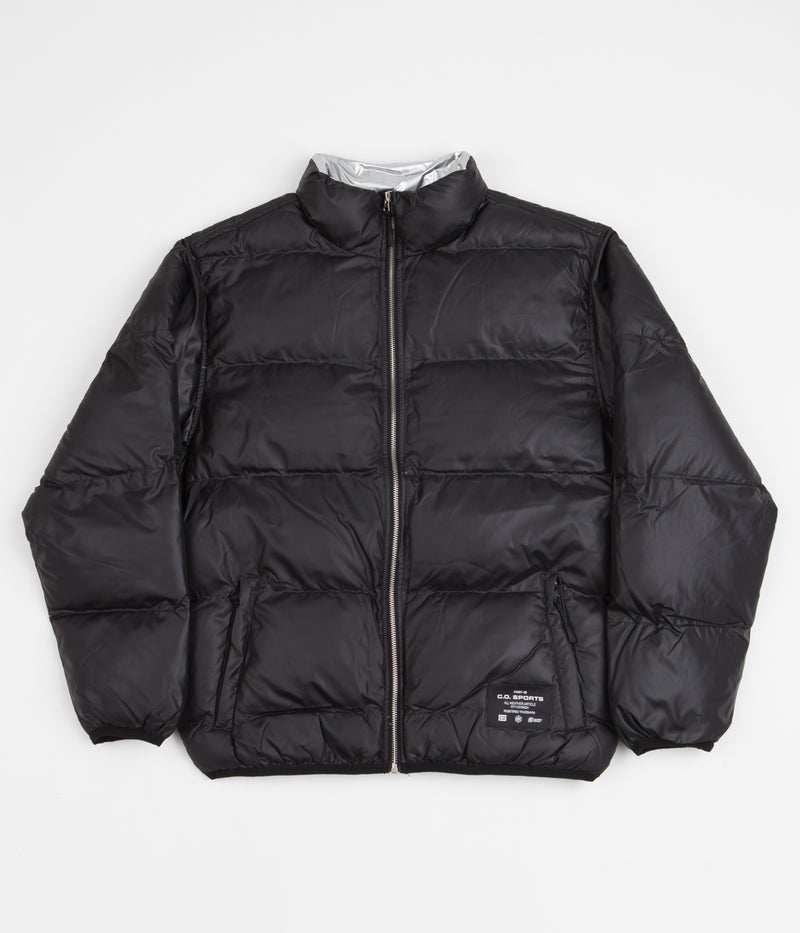 Cash Only Puffer Jacket in Black