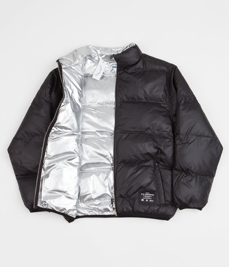 Cash Only Puffer Jacket in Black