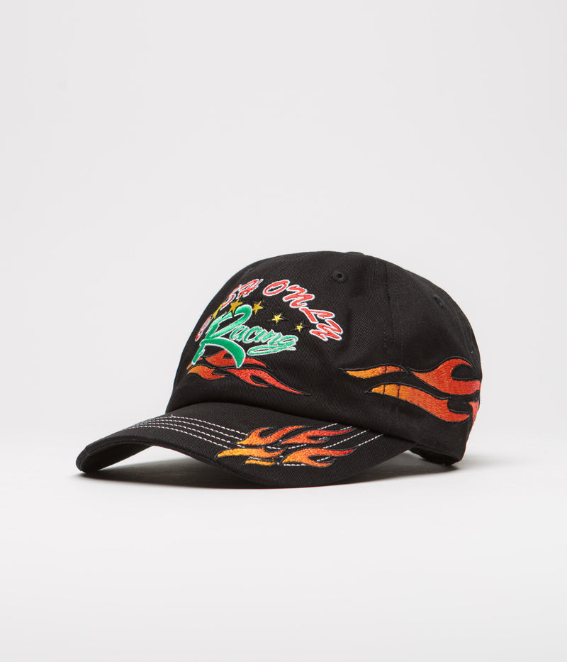 Cash Only Racing Flame Cap in Black