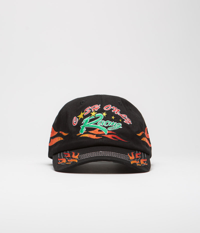 Cash Only Racing Flame Cap in Black