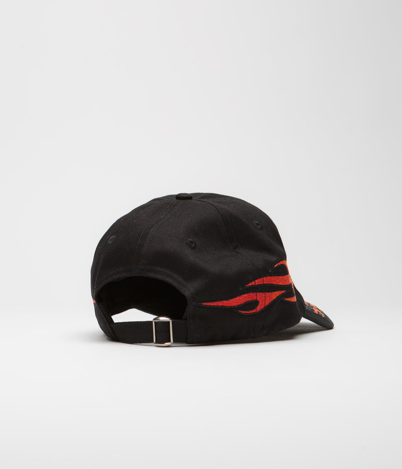 Cash Only Racing Flame Cap in Black