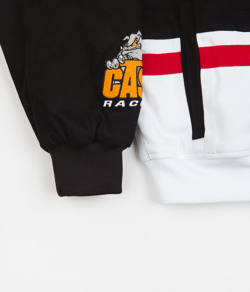 Cash Only Racing Jacket in White and Black