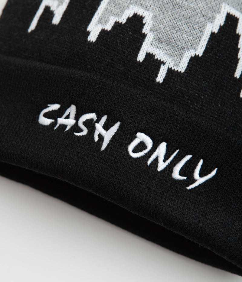Cash Only Skyline Beanie in Black