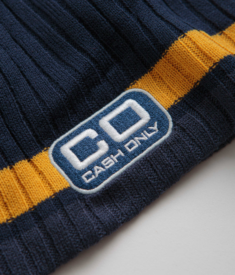 Cash Only Strike Beanie in Navy