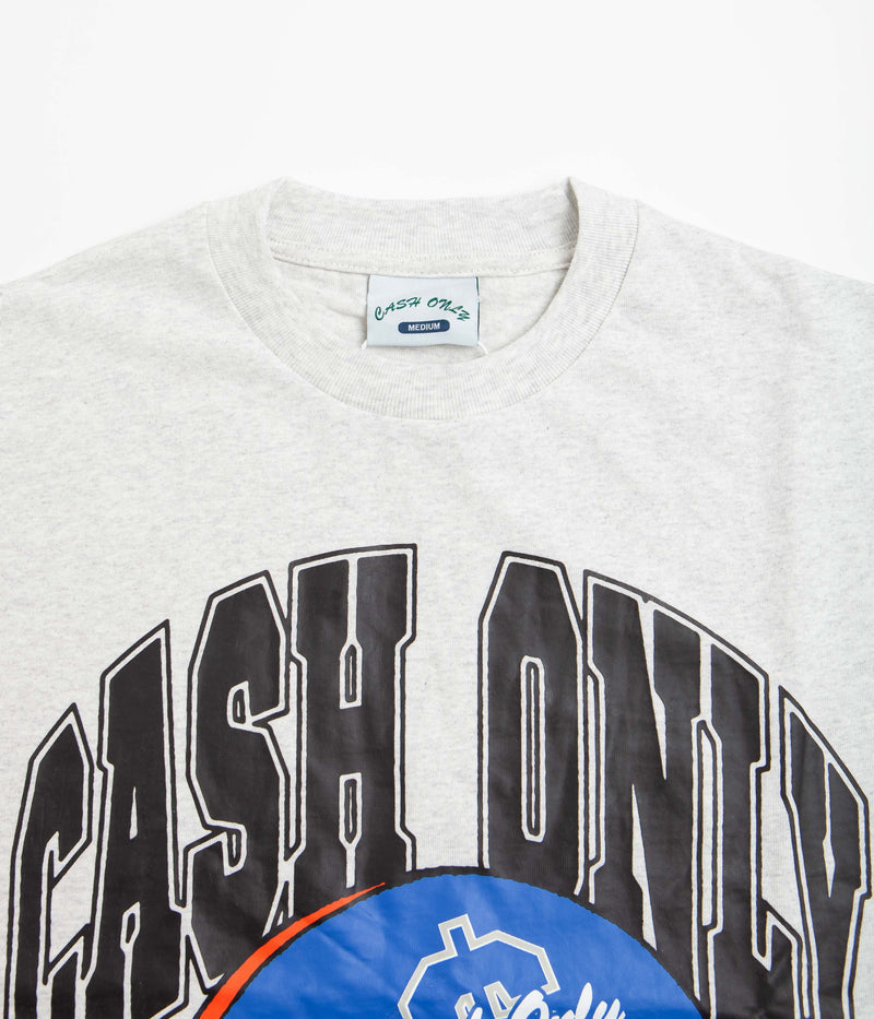 Cash Only Super Bowl T-Shirt in Ash Grey