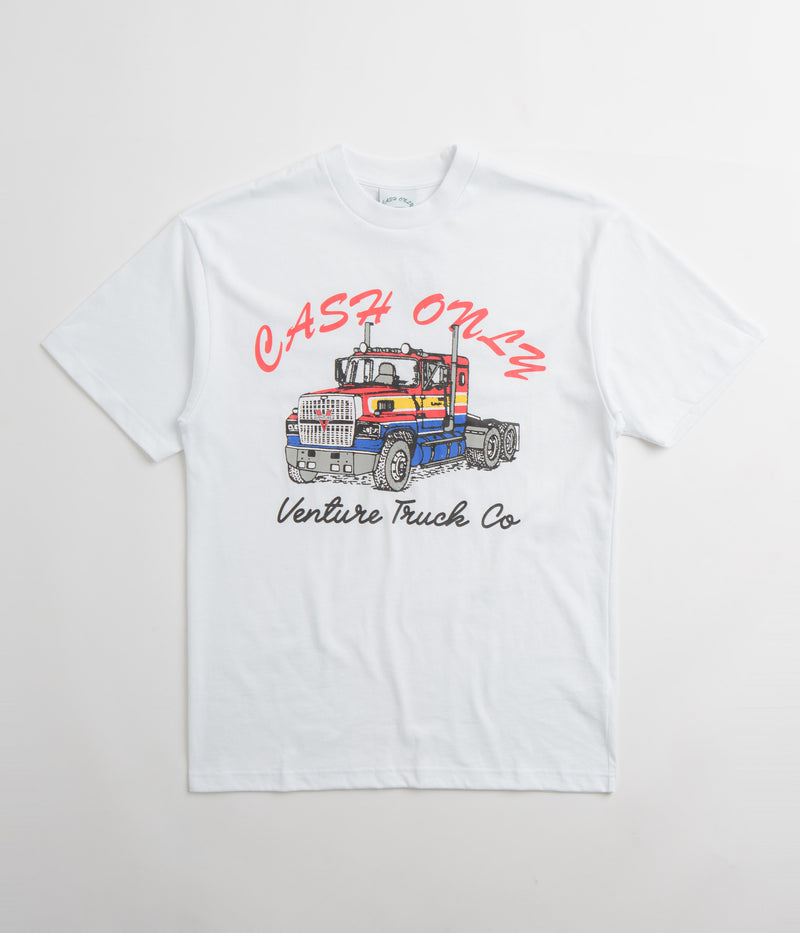 Cash Only x Venture Truck T-Shirt in White