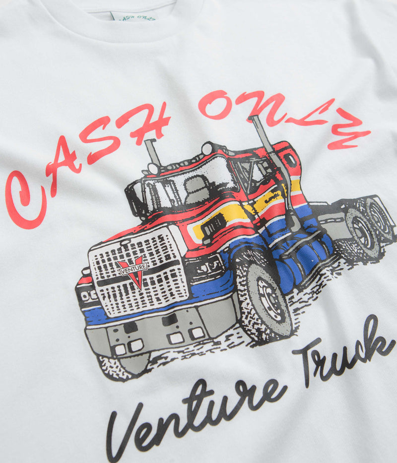 Cash Only x Venture Truck T-Shirt in White
