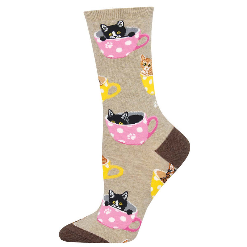 Cat-feinated - Women's Cotton Crew