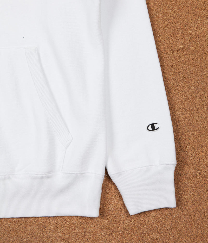 Champion x Wood Wood Judd Hoodie in Bright White