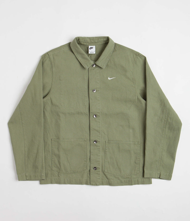 Nike Chore Coat in Oil Green and White