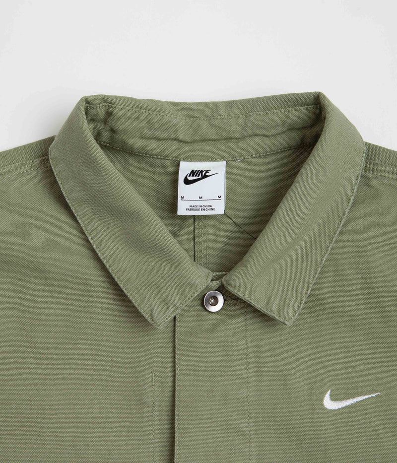Nike Chore Coat in Oil Green and White
