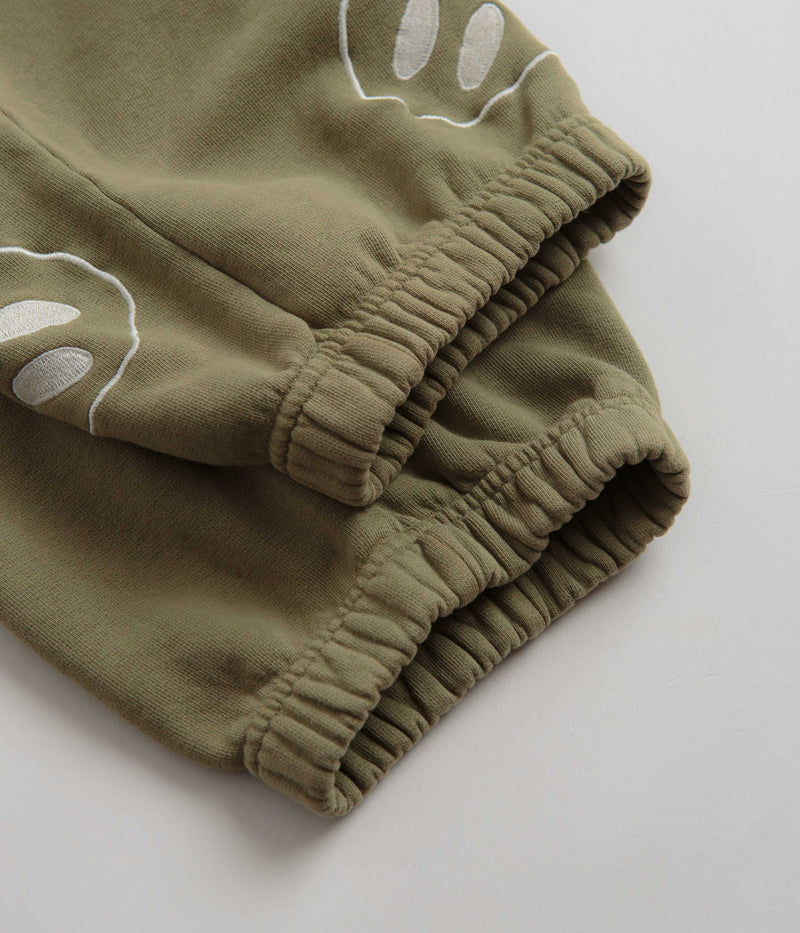 Civilist Allover Smiler Joggers in Olive