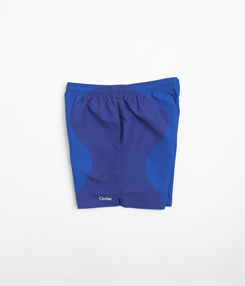 Civilist Butterfly Shorts in Navy and Royal