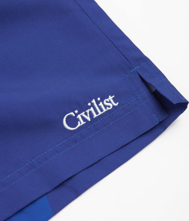 Civilist Butterfly Shorts in Navy and Royal
