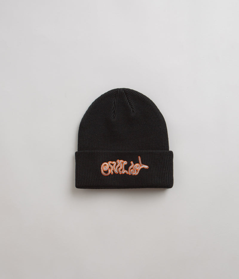 Civilist Curl Beanie in Black