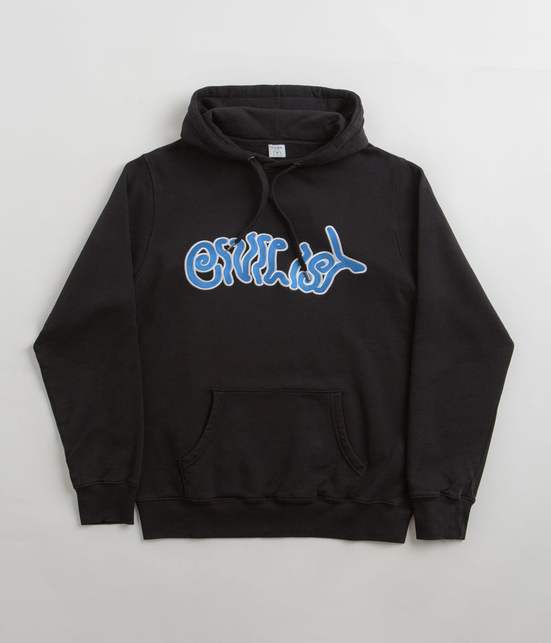 Civilist Curl Hoodie in Black