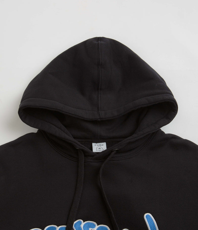 Civilist Curl Hoodie in Black