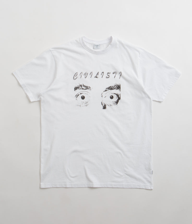 Civilist Eyes T-Shirt in White