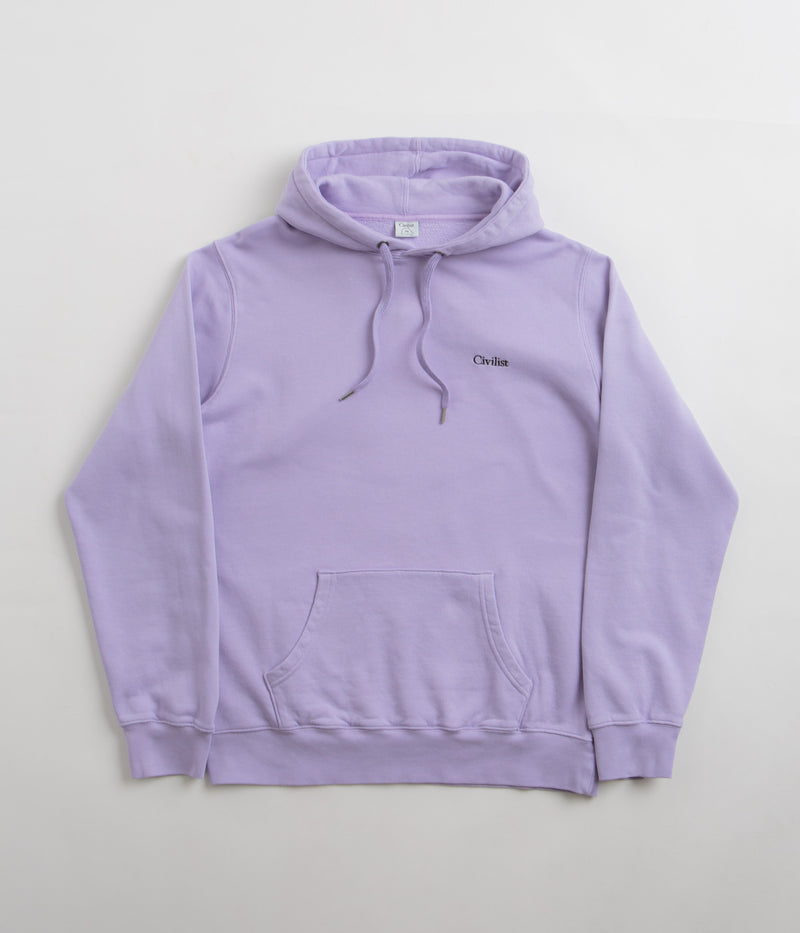 Civilist Mini Logo Hoodie in Lavender
