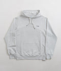 Civilist Mini Logo Hoodie in Light Heather Grey