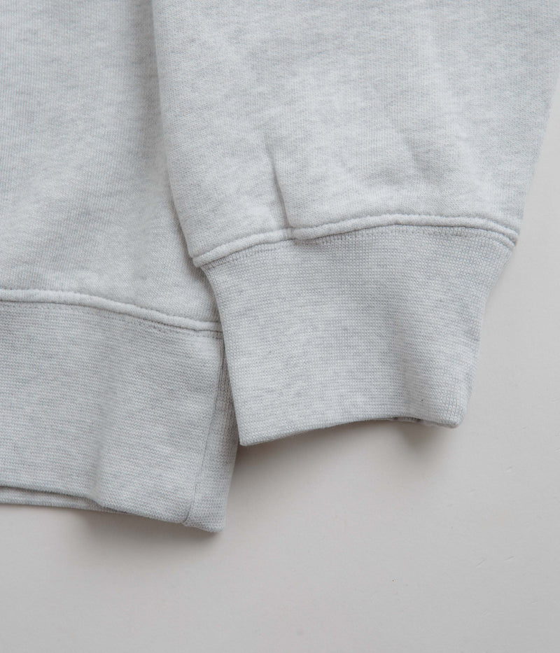 Civilist Mini Logo Hoodie in Light Heather Grey