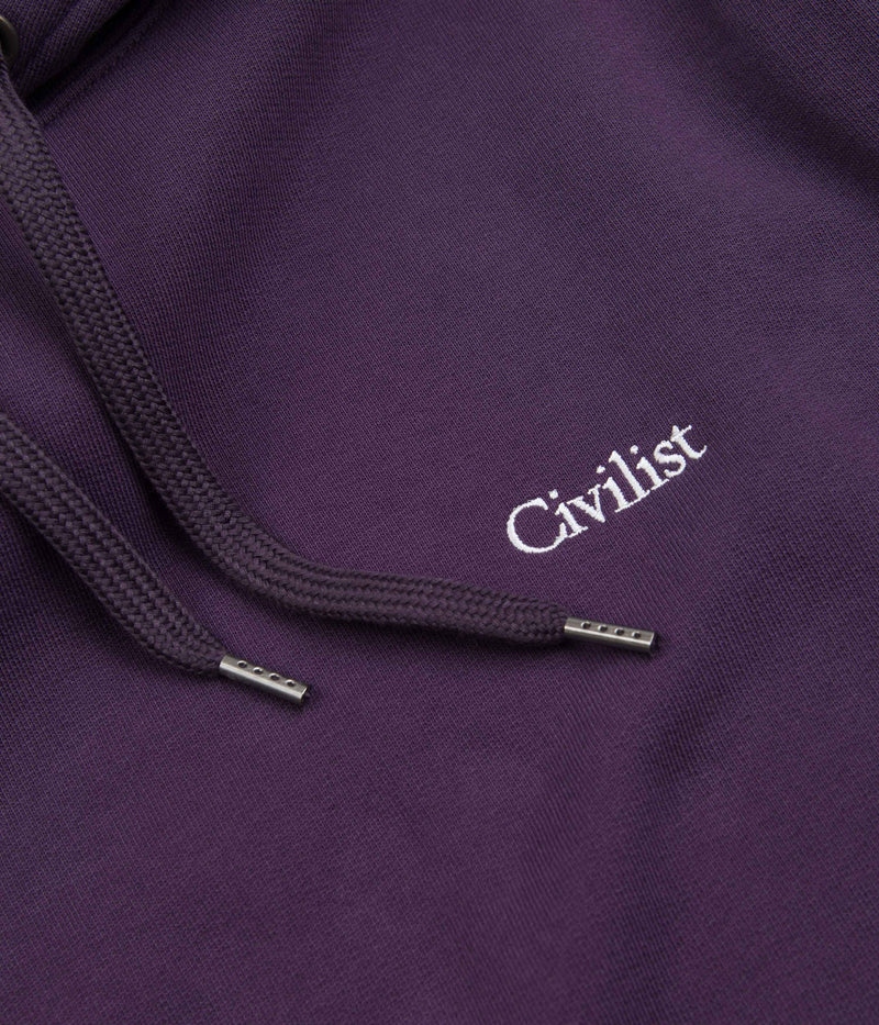 Civilist Mini Logo Hoodie in Nightshade