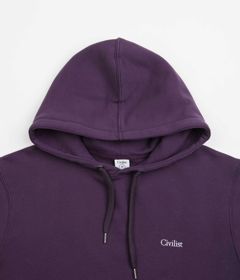 Civilist Mini Logo Hoodie in Nightshade