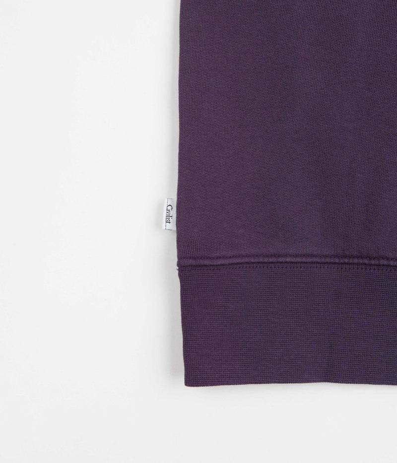 Civilist Mini Logo Hoodie in Nightshade