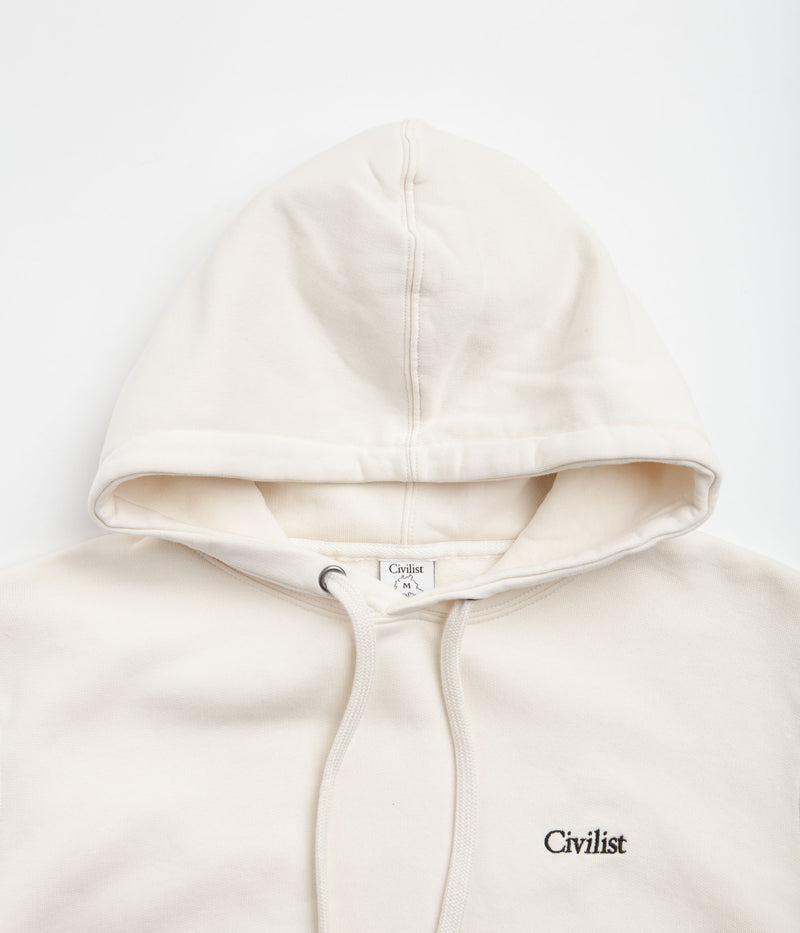 Civilist Mini Logo Hoodie in Pristine